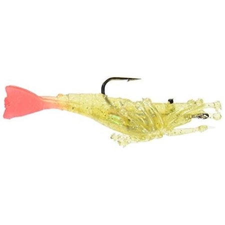 Storm Wildeye Live Shrimp Swimbait, 3, 14 Oz Chartreuse SilverFiretail, Floating, 3PK WLSP03CSFFT